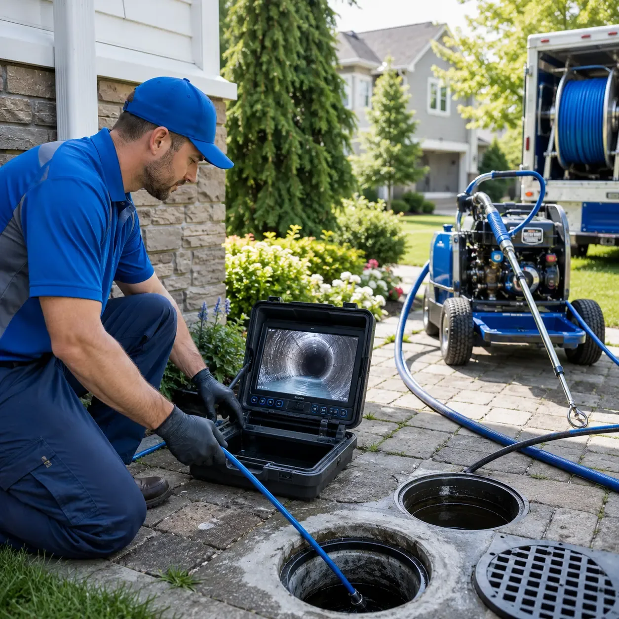 Outdoor drain cleaning professionals serving Sebewaing, MI